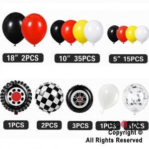 SET DE GLOBOS ARCO XL CARRERAS 60 UNIDADES (S599-5)
